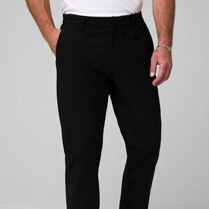 BNWT Fabletics The Don Trouser (Classic Fit), Black, 33 x 34